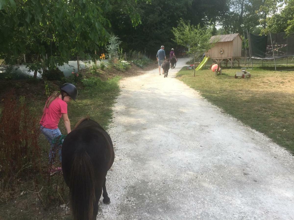 Ecolodge Beauregard Treigny Bagian luar foto